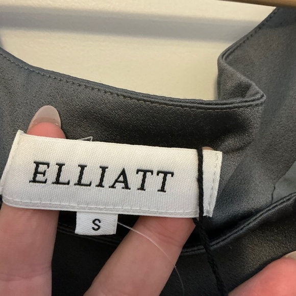 Elliatt Andrea Gown Charcoal Gray Maxi Dress Nordstrom NWT Size Small - Picture 10 of 15